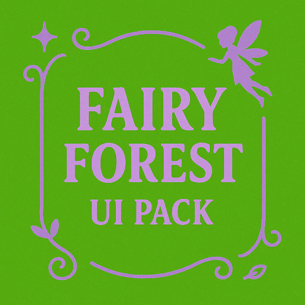 Fairy Forest UI Pack preview